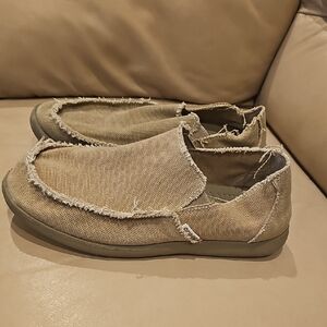 CROCS Tan Loafers & Slip-Ons